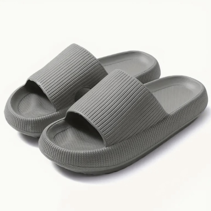 Papuci barbati, ONNOLEEY, Gri, talpa antiderapanta, Gri