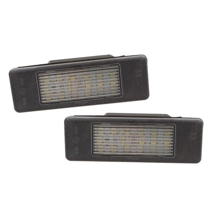 Lampi LED pentru iluminarea numarului de inmatriculare, M MODECAR, 2 bucati, 18 diode 3528SMD, 4W