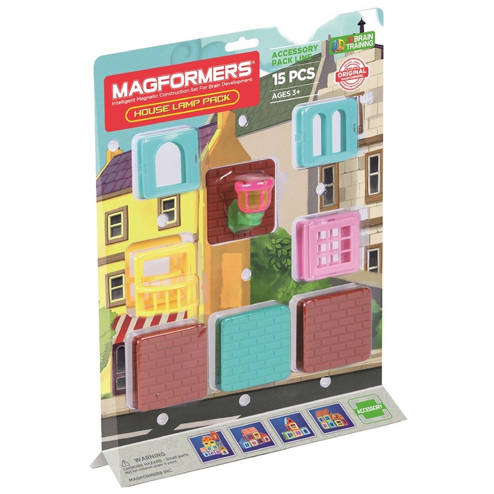 Комплект аксесоари MAGFORMERS, Къща, 15 броя