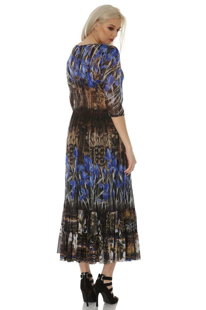 Rochie tull imprimat Liza Panait T-62E