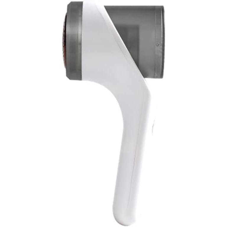 Aparat Scame si Par Haine, By Fitilomania, Electric, USB inclus, Periuta Curatare, pentru Diferite Tesaturi, 3 Trepte, 20.5 x 8.8 x 7 cm, Alb