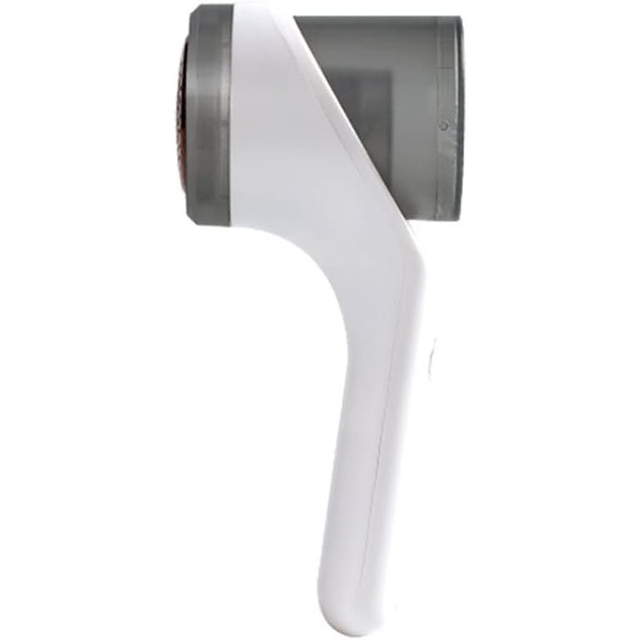 Aparat Scame si Par Haine, By Fitilomania, Electric, USB inclus, Periuta Curatare, pentru Diferite Tesaturi, 3 Trepte, 20.5 x 8.8 x 7 cm, Alb