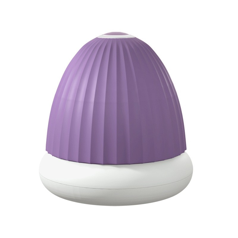 Aparat de Scame 2 in 1, By Fitilomania, Curatare Haine si Lampa de Veghe, 3 Trepte, Incarcare Tip C, 4 W, 9 x 10 cm, Mov
