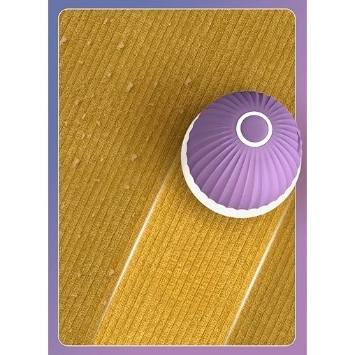 Aparat de Scame 2 in 1, By Fitilomania, Curatare Haine si Lampa de Veghe, 3 Trepte, Incarcare Tip C, 4 W, 9 x 10 cm, Mov