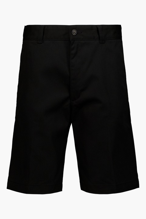 HUGO, Bermude uni cu talie medie, Negru