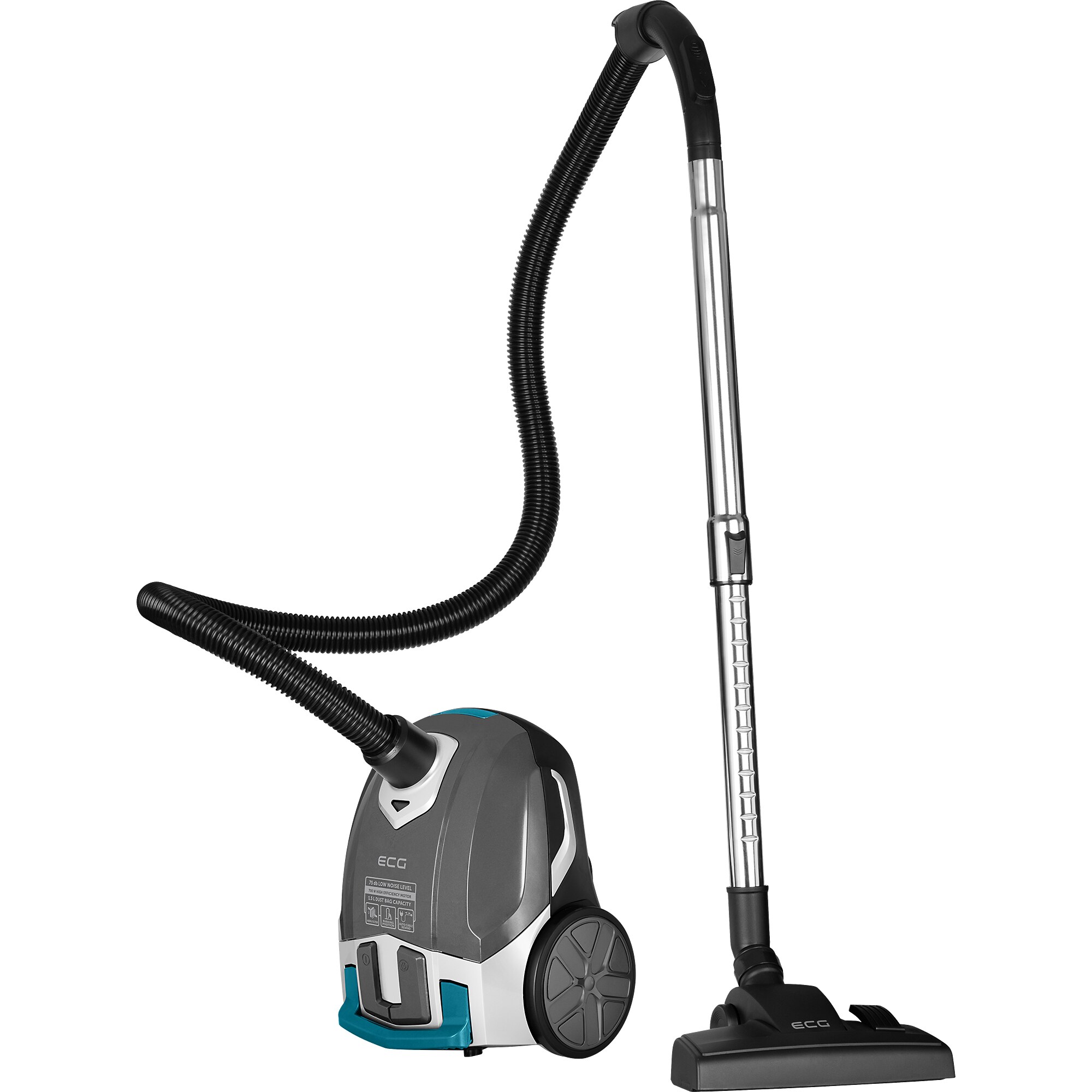 Aspirator VP S1050 Charles, 700 W, sac textil, filtru HEPA, roti cauciucate