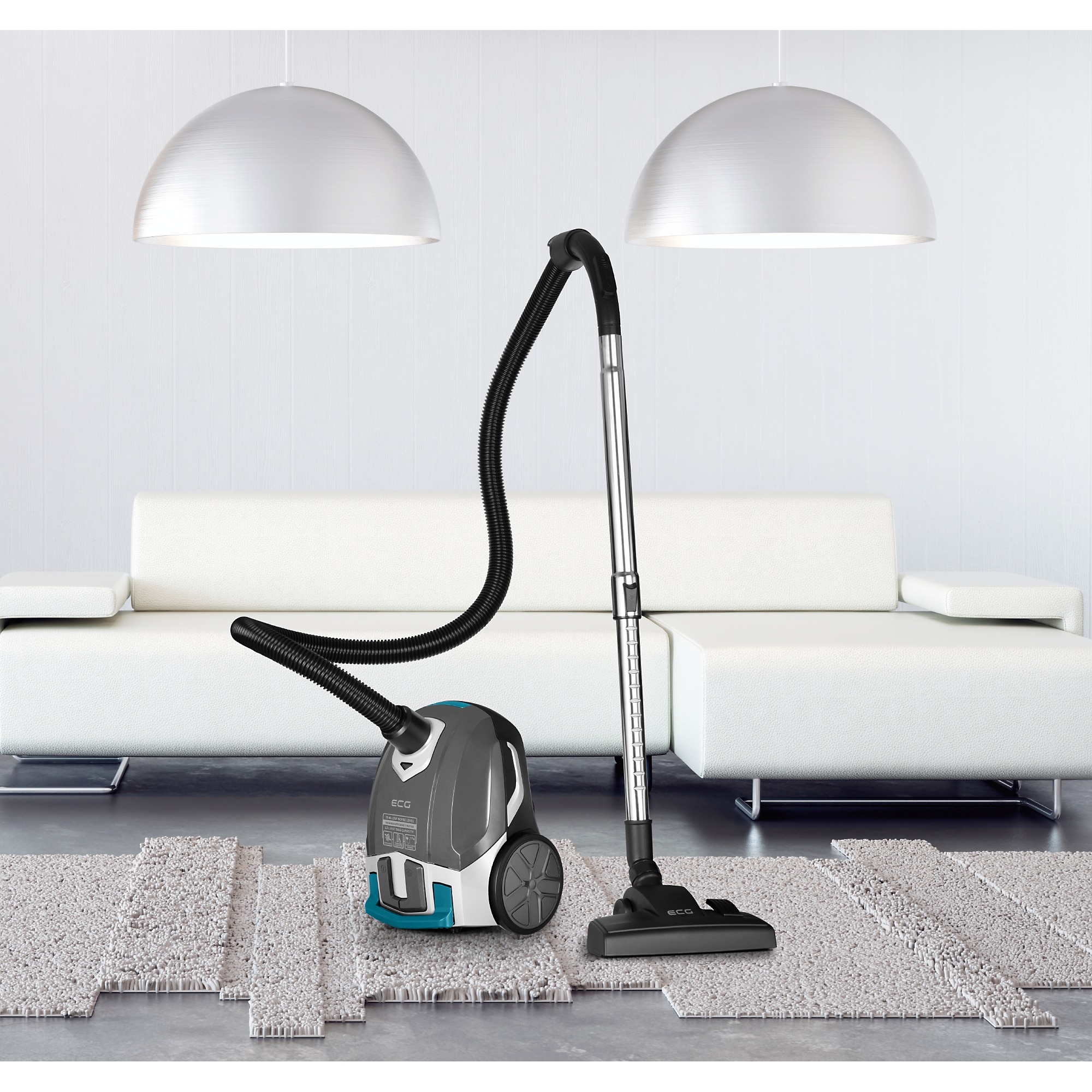 Aspirator VP S1050 Charles, 700 W, sac textil, filtru HEPA, roti cauciucate