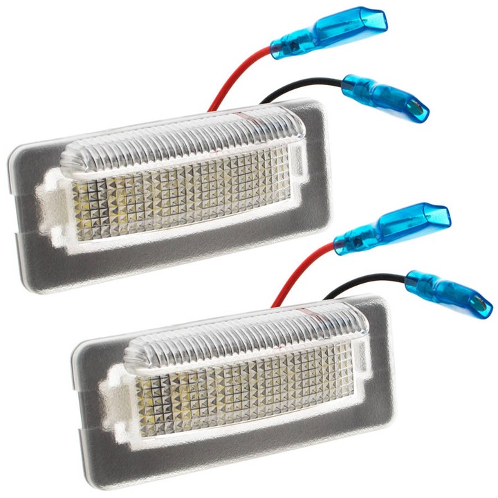 Set 2 lampi LED iluminare numar, MODECAR, pentru Mercedes Sprinter 1995-2006 si VW LT II 1996-2006