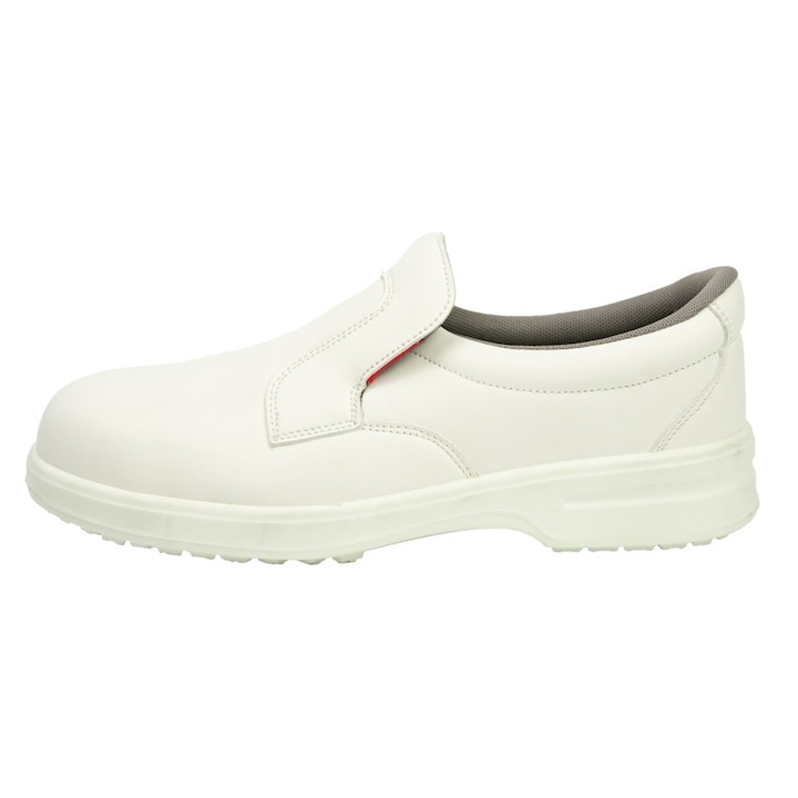 Pantofi de siguranta Polska Grupa Tekstylna, Decoltat, alb, microfibra, set 10 perechi, 43