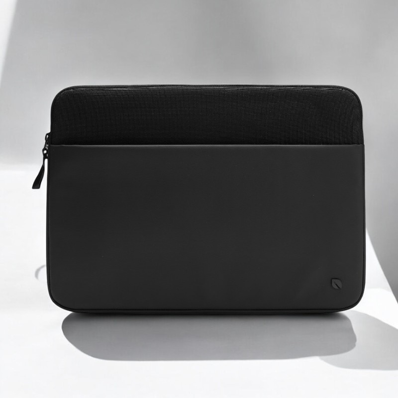 Husa laptop InCase A.R.C. cu buzunar pentru MacBook Pro 16", reciclabila, 39x29x3cm, neagra