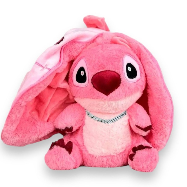 Set Plus Stitch Reversibil + Lantisor Tennis Unisex Reglabil - Roz