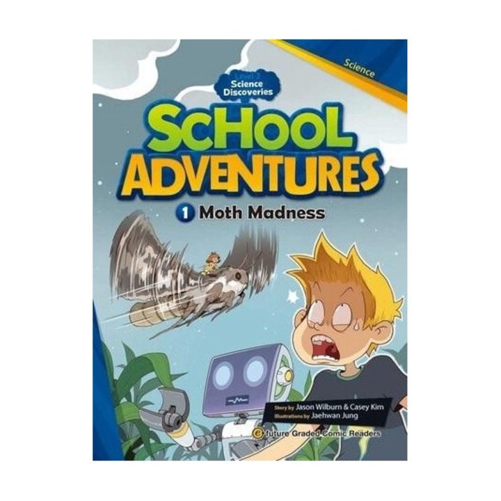 School Adventures, 1- Moth Madness, Level 3 + CD, E-future