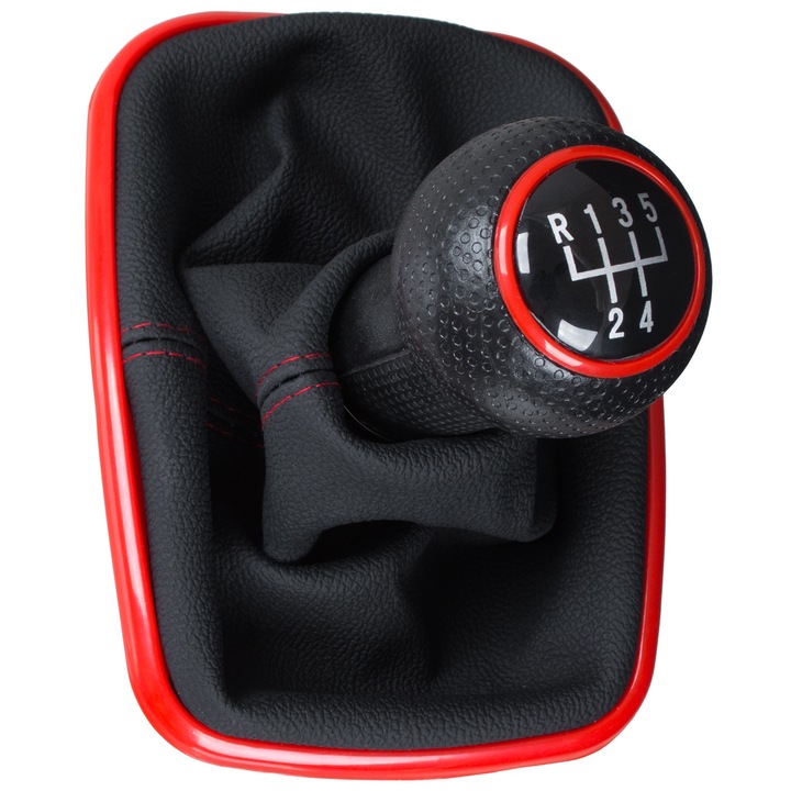 Sebességváltó gombok Volkswagen Golf IV, 1997-2006 kompatibilis, fekete, 23mm