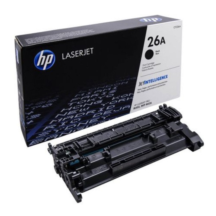 Cartus Toner Original HP CF226A, 3100 pagini, pentru HP Laserjet Pro M402n, Pro M402d, Pro M402dn, Pro M402dw, Pro M426dw, Pro M426fdw, Pro M426fdn
