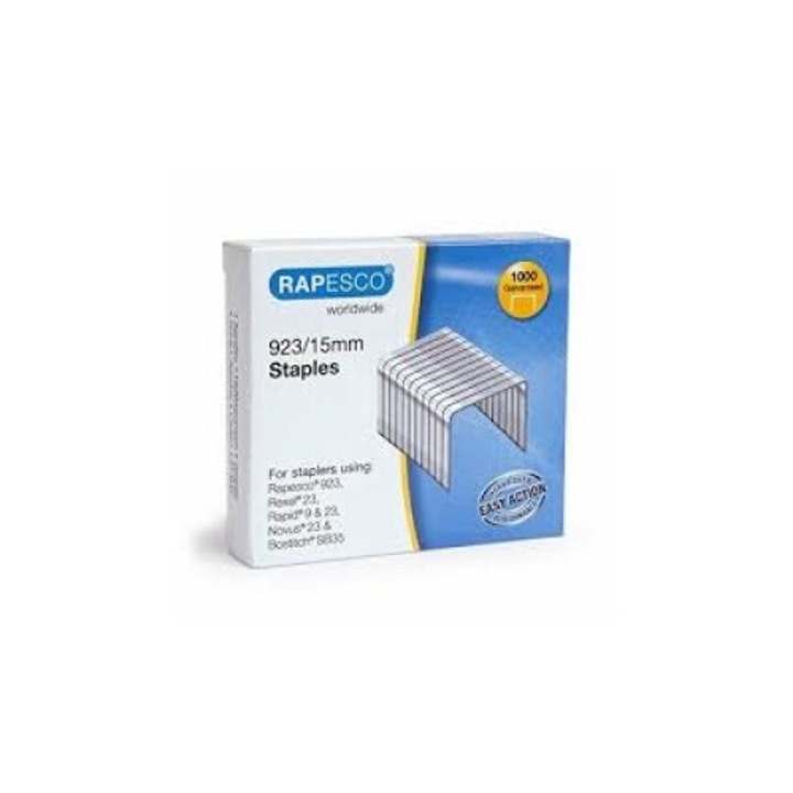 Capse Rapesco 923/15, 1000 buc, din otel