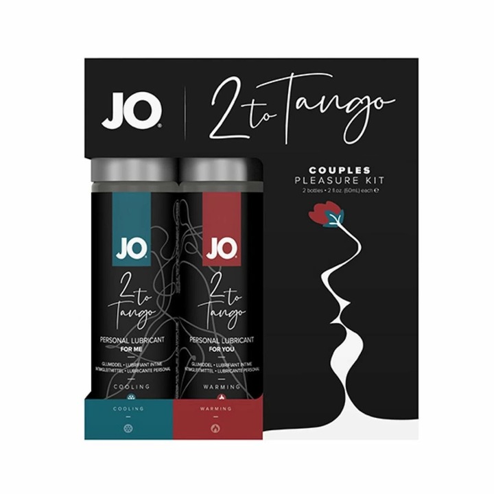 Síkosító készlet, System Jo, H2O melegítés és H2O hűtés, 2 x 60 ml