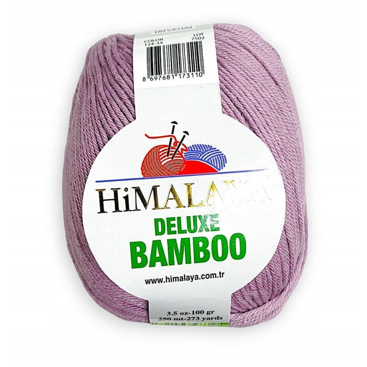 Fire textile Himalaya, wloczka Deluxe Bamboo, 60% bambus, 40% bumbac, 100g, 250m, culoare 124-34