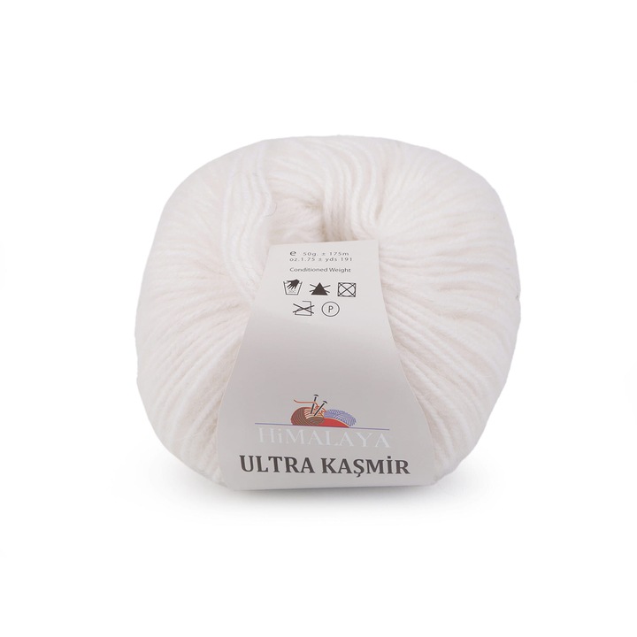 Himalaya textil cérna, akril, fehér, 175 m
