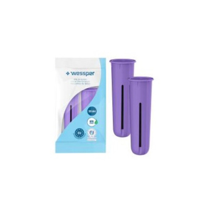 Filtre Wessper pentru sticle filtrante Dafi, set 2 bucati, elimina clorul, dimensiuni 70x23mm