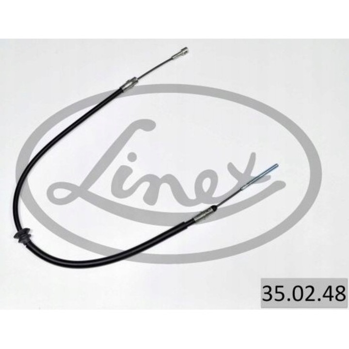 Кабел за ръчна спирачка, LINEX, 35/02/48