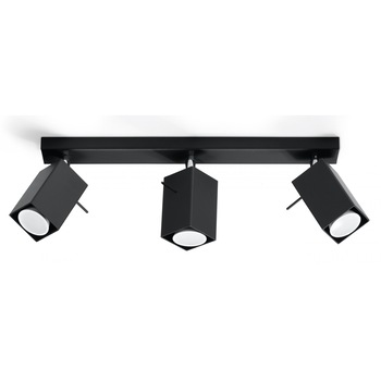 Plafoniera MERIDA 3, Sollux Lighting, Negru Plafoniera MERIDA 3, Sollux Lighting, Negru
