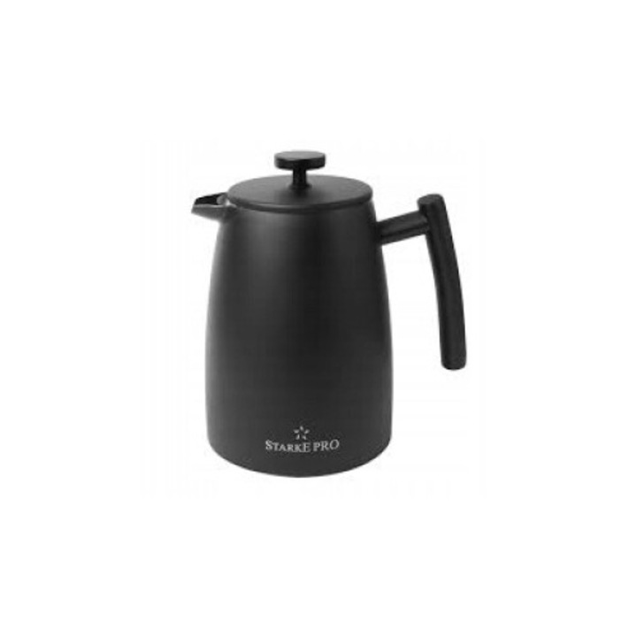 Starke Pro vízforraló, Encora, rozsdamentes acél, matt fekete, 1 liter