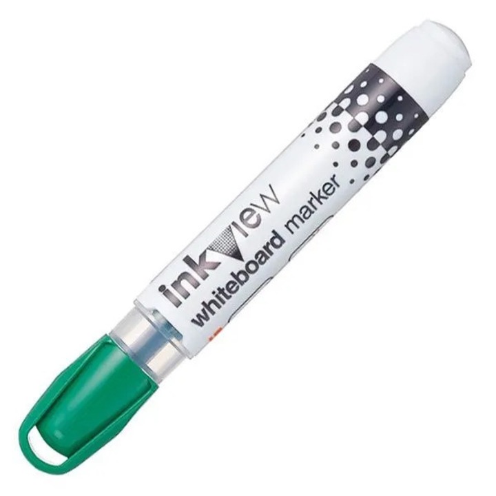 Маркер за сухо изтриване UNI PWB202, зелен, нетоксична формула, фин връх
