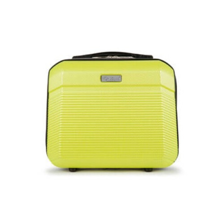 Малък куфар за пътуване, Solier Luggage, ABS, жълт