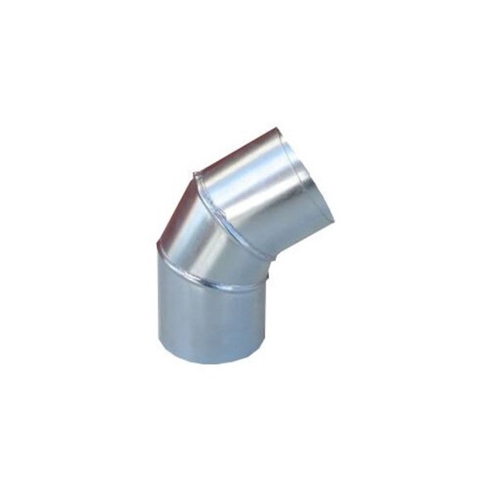 Cot zincat, 100 mm, Argintiu