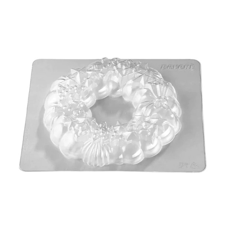 Set matrite Ghirlanda de Craciun 3D, 2 subiecte de ciocolata, 180×55mm