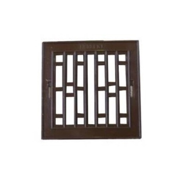 Placa decorativa UN, 14x21cm, culoare bruna