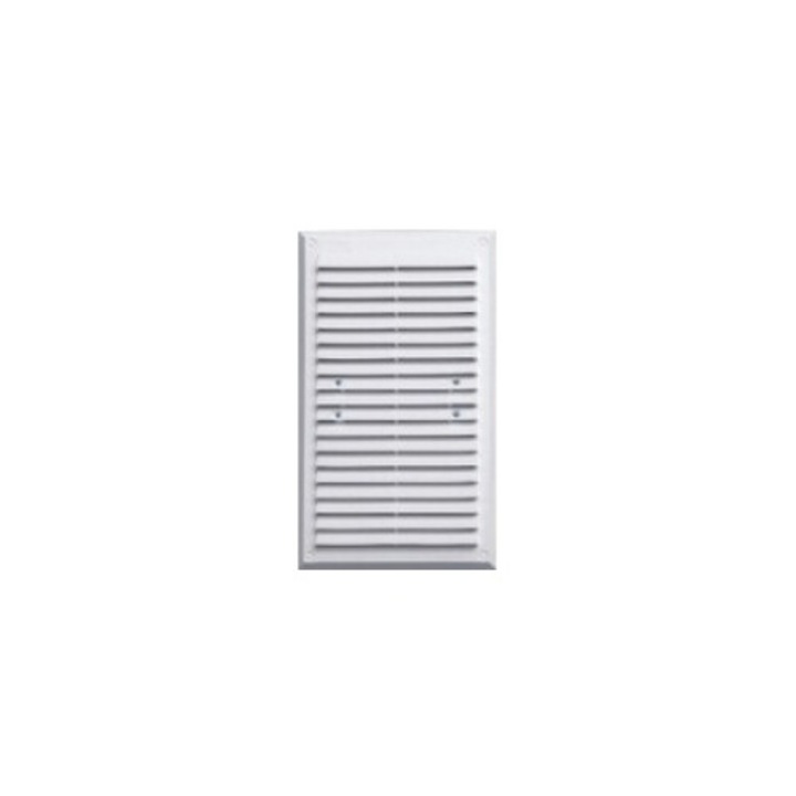 Grilaj de ventilatie cu plasa, UN, 175x295mm, alb