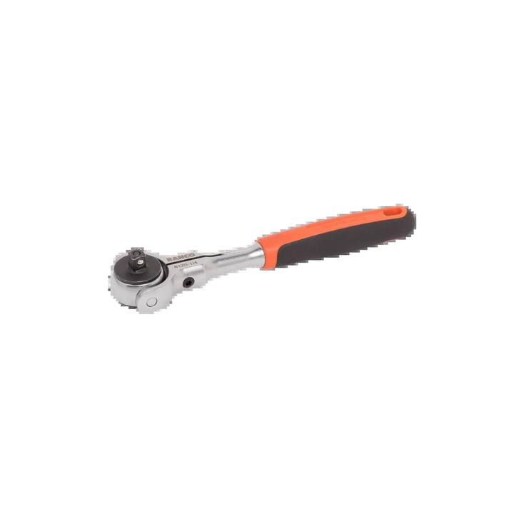 Cheie cu clichet BAHCO, 1/4", 72 dinti, lungime 149mm