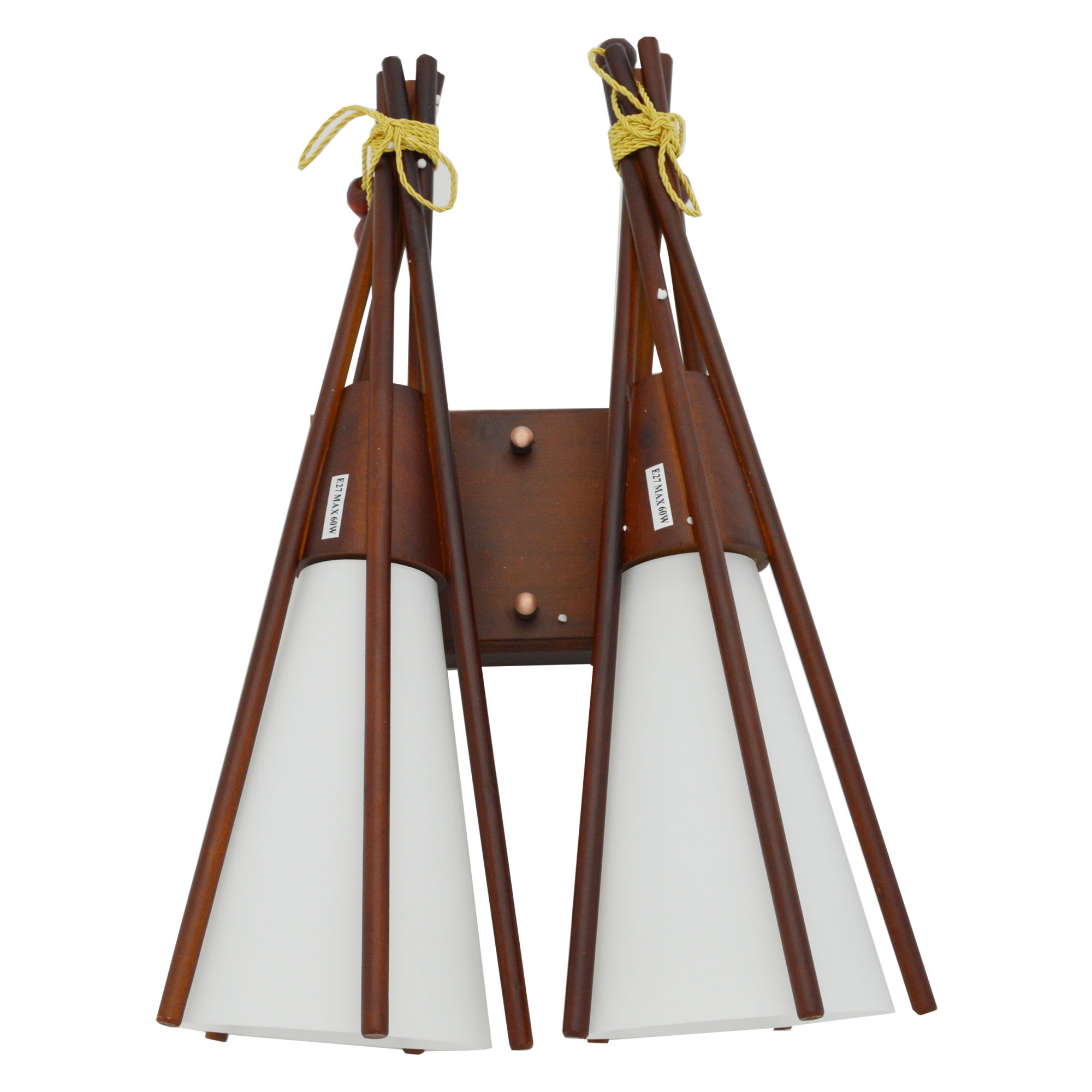 Aplica Indiana Lemn 2X60W E27