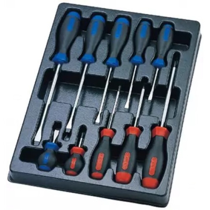 9 db csavarhúzó készlet, King Tony