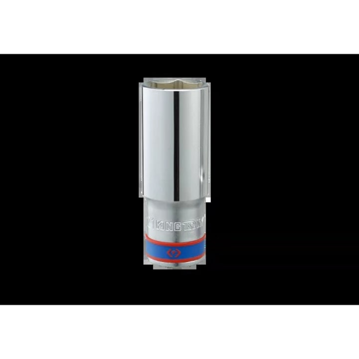 Hosszú dugókulcs, 3/4", 17mm, 90mm, 6-lap, King Tony