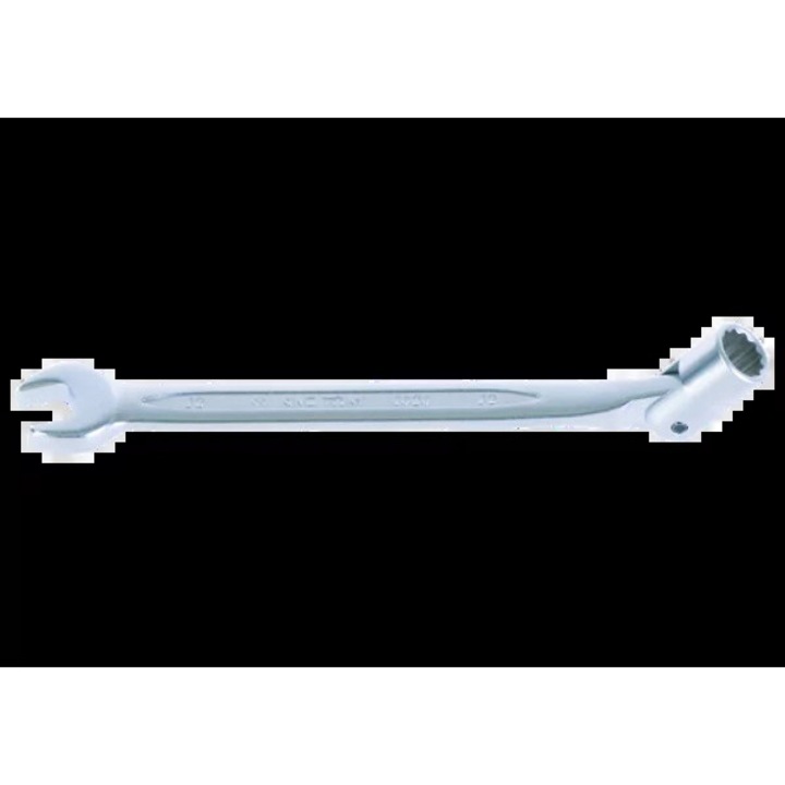 Cheie plasko-nasada cu prindere articulata 9mm, King Tony, 170mm, 180° rotire