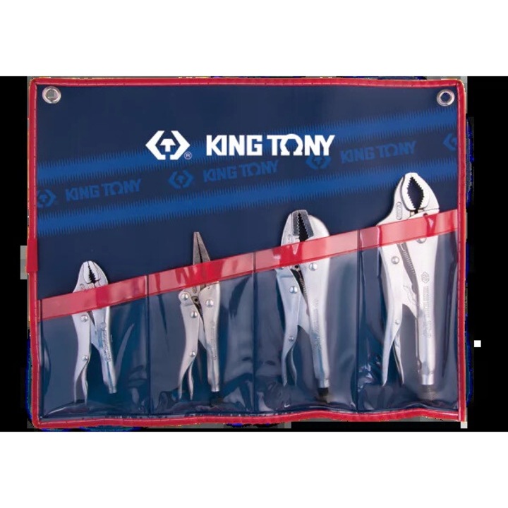 Set de clesti de prindere Morse, King Tony, 4 piese, dimensiuni 140mm, 254mm, 178mm, 165mm