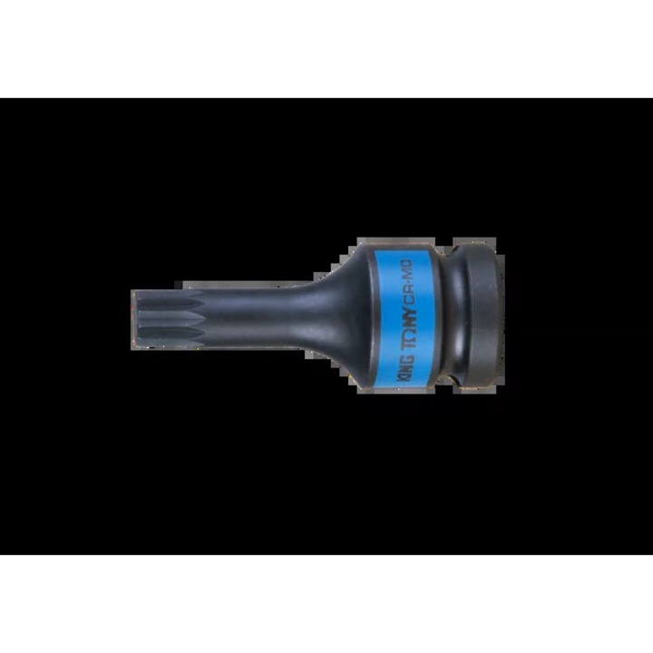 Nasada scurta 1/2" cu varf SPLINE M12, 60mm, King Tony