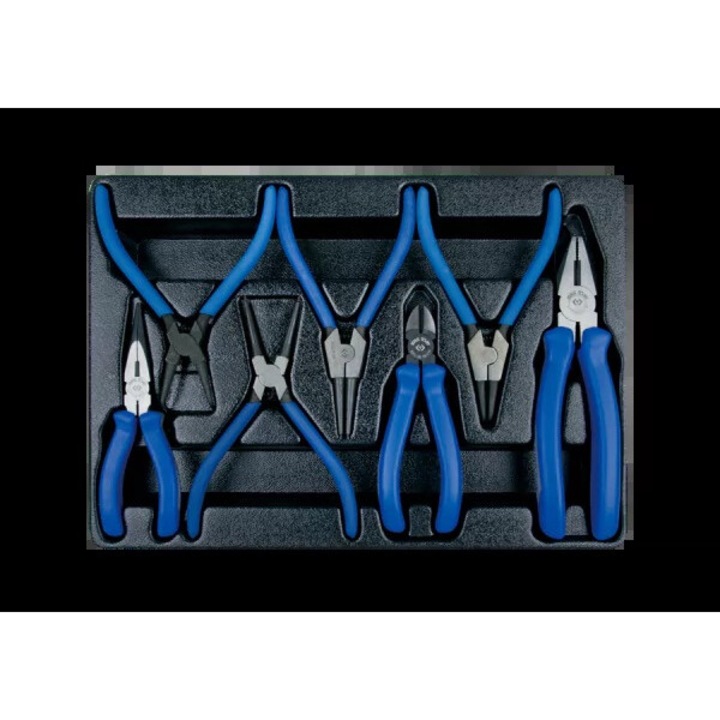 Fogókészlet 7 darabos, King Tony, műhelybe, többszínű