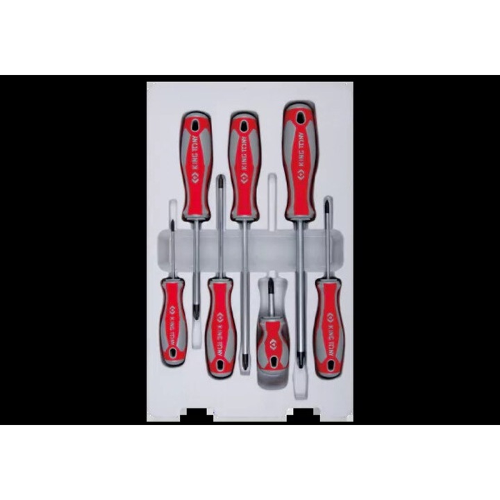 King Tony csavarhúzó készlet, 7 darabos, vegyes méretek