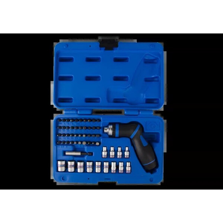 King Tony csavarhúzó készlet, 55 darabos, 1/4", bitek és dugókulcsok, 1/4"x25mm, 1/4" 6-szögletű