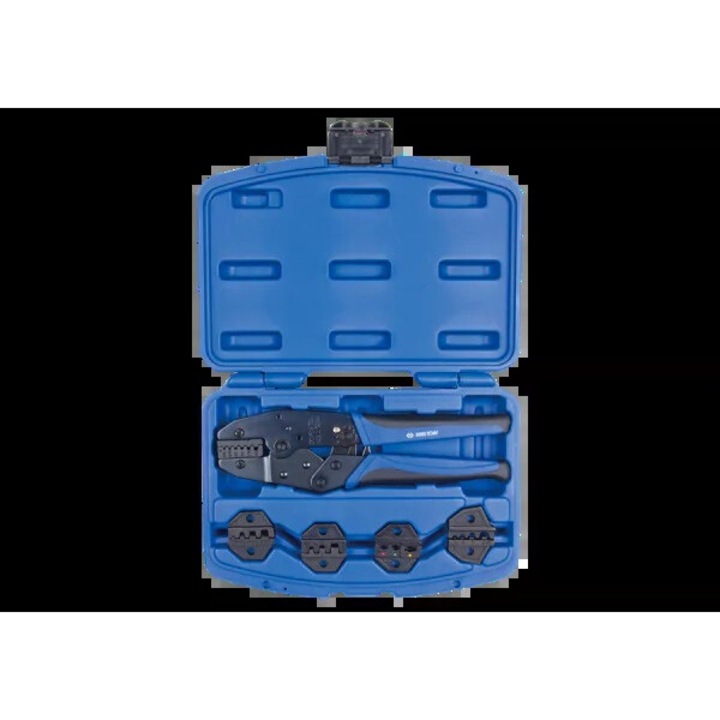 Kábelvég-préselő fogó készlet, King Tony, 4 cserélhető matrica, 67G0005