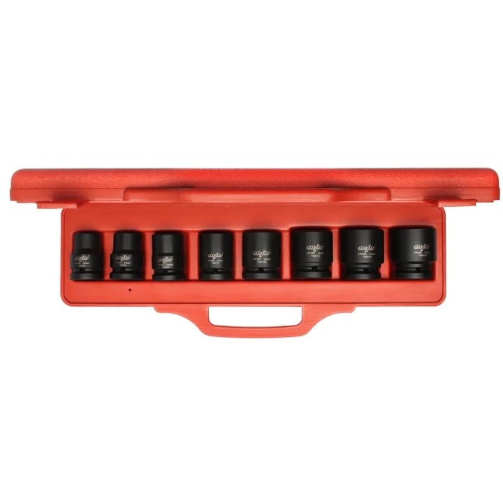 Set chei nasadate 3/4'' MJW, 8 elemente, CrMo, dimensiuni 450x120x68mm
