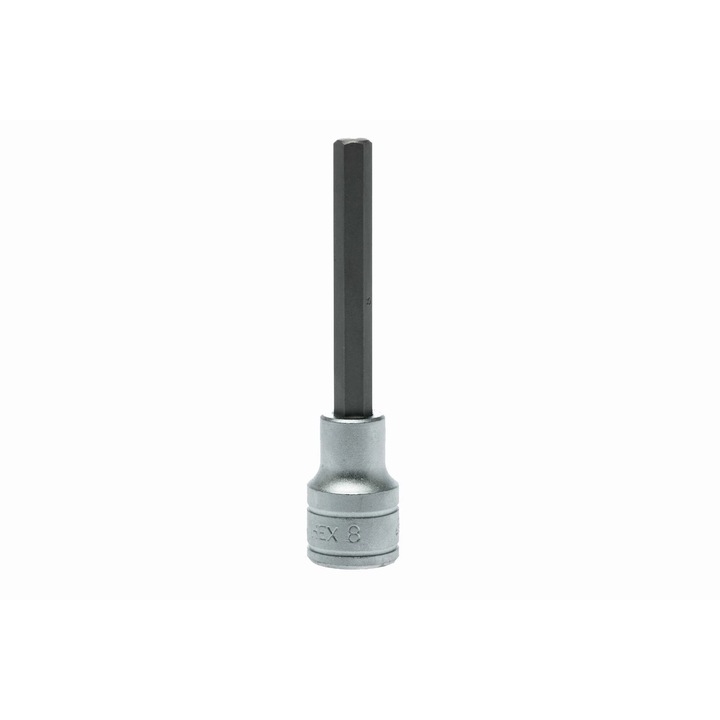 Soclu cu tija lunga in 6 puncte, 8 mm, 100 mm, Teng Tools