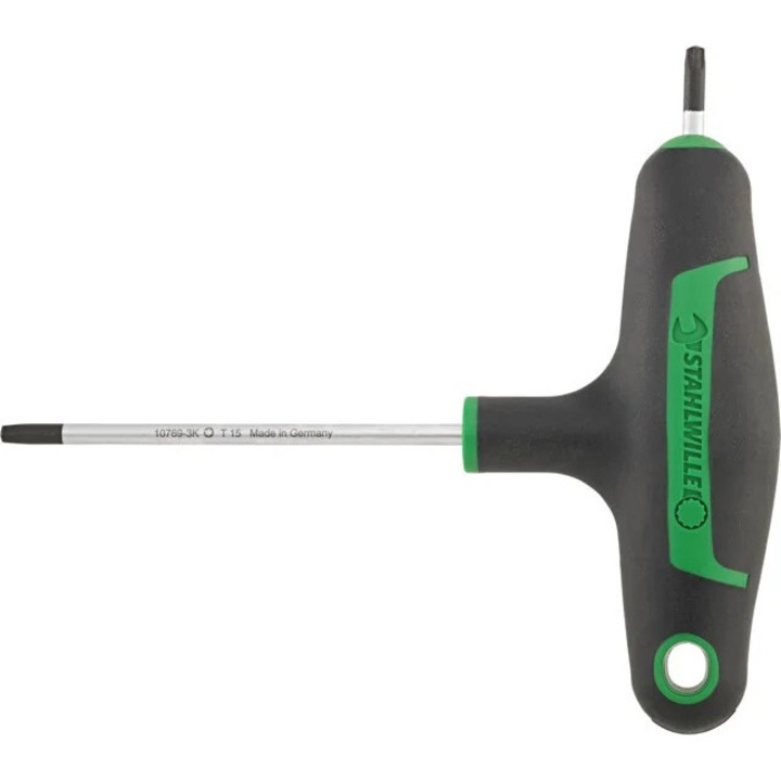 TORX T15 csavarhúzó, Stahlwille, 3,3 mm, 100x116 mm