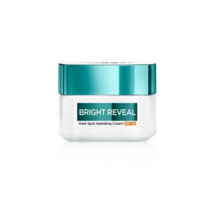 L'Oreal Paris Bright Reveal arckrém, SPF 50, 50 ml, csökkenti a foltokat, UV védelem