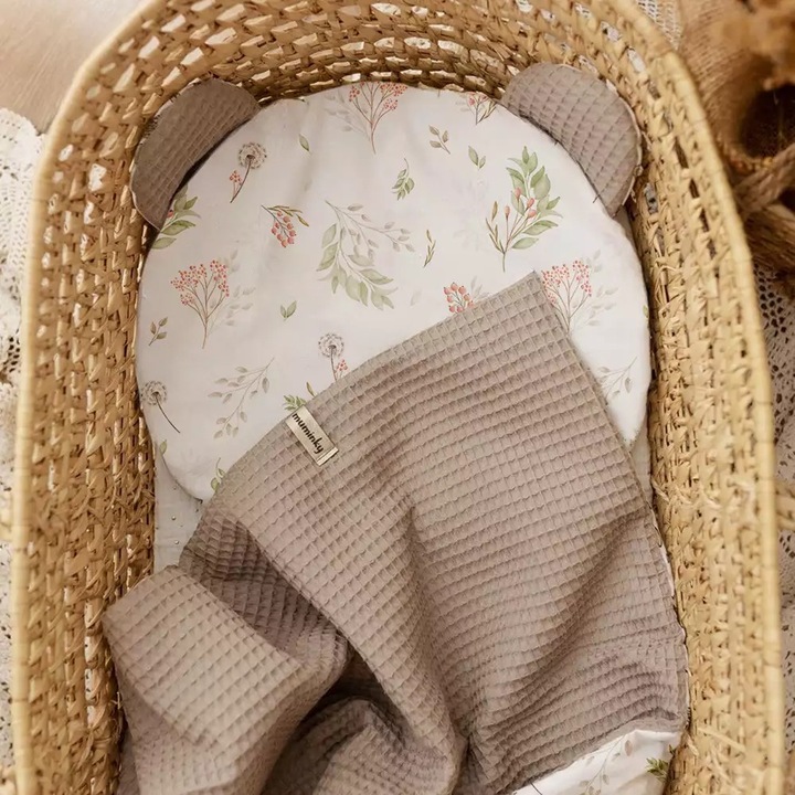 Set lenjerie de pat pentru copii Muminky, 100x135cm sau 220x75cm, cu perna 35x40cm sau 40x60cm, multicolor