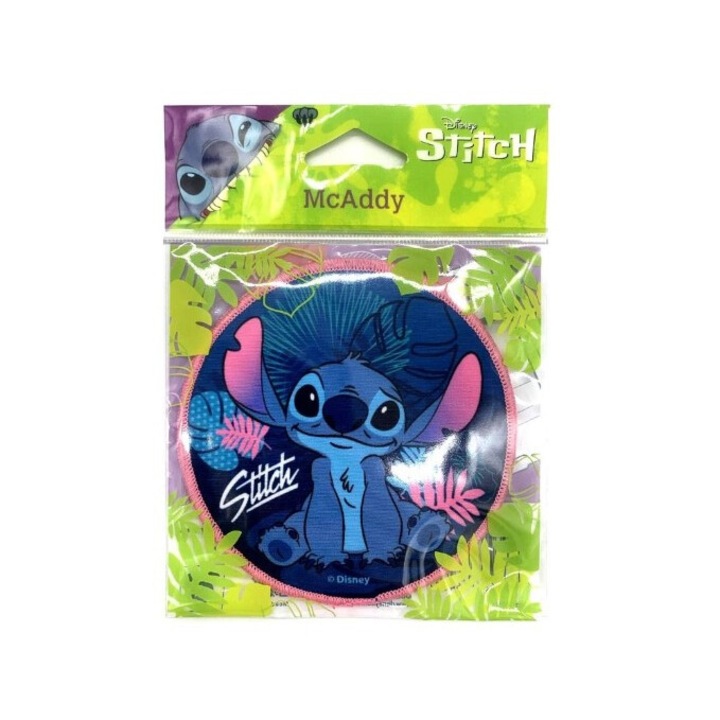 Insigna pentru penar, Pation, Disney Core Stitch 1, Textil, Magnetica, 125x165x3cm, Multicolor