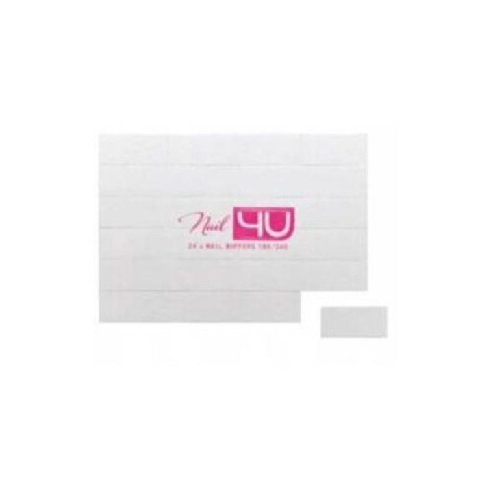 Pile cosmetice NAIL4U, set 24 bucati, 180/240